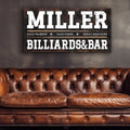 Billiards Good Friends, Good Times, Great Memories Personalized Canvas Sign