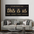 Personalized This is us Canvas Sign