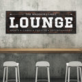 Lounge Sports Games Theater Entertainment Personalized Canvas Sign