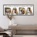 Personalized Father’s Day Canvas for Dad – Custom Photo Collage, Family Keepsake Wall Decor