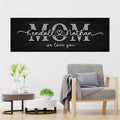 Personalized Canvas Mom Sign from Kids, Custom Canvas Mothers Day Signs with Child Names