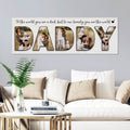 Personalized Daddy Canvas Photo Collage – Unique Father’s Day Gift, Family Keepsake Wall Art
