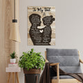 Personalized Dad Canvas Art Print, Gift from Daughter