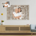 Custom I Never Left You Canvas Print, Personalized Memorial Canvas Gifts Custom Photo For Loved One