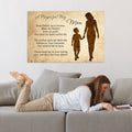 A Prayer for My Mom Wall Art, Christian Mother’s Day Gift, Religious Gift for Mom