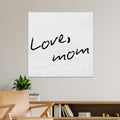 Custom Handwriting Sign Canvas Print for Loved One Writing Personalized Handwriting Gifts