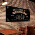Personalized Garage Sign Canvas – Custom Vintage Garage Wall Decor