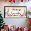 “Never Too Grown Up” Christmas Canvas Sign
