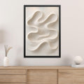 Minimalist Wave Canvas Print | Abstract Ocean Wall Art
