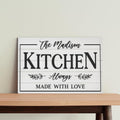 Personalized Kitchen Canvas Wall Art