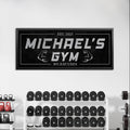 Personalized Home Gym Sign Canvas