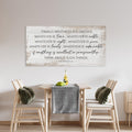 Philippians 4:8 Canvas Sign | Christian Bible Verse Wall Decor