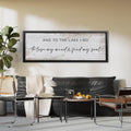 To the Lake I Go Canvas Sign | Lake House Wall Decor