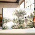 Jesus the Good Shepherd Canvas Wall Art