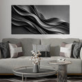 Black Minimalist Canvas Print Wall Art