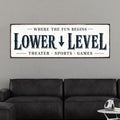 Lower Level Canvas Wall Art