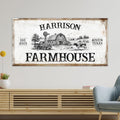 Custom Farmhouse Barn Canvas Sign