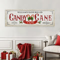 Personalized Candy Cane Cafe Christmas Sign