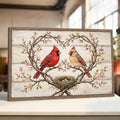 Cardinal Birds Canvas Print | Farmhouse Wall Art
