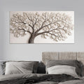 Neutral Tree Canvas Wall Art | Minimalist Nature Decor