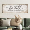 Psalm 46:10 Be Still and Know Canvas Print