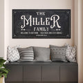 Personalized Family Name Canvas Print