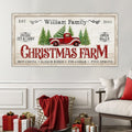 Personalized Christmas Farm Sign Canvas