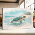 Sea Turtle Canvas Wall Art