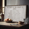 Galatians 5:22-23 Fruit of the Spirit Canvas Print
