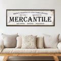 Personalized Mercantile Canvas Wall Art