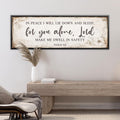 Psalm 4:8 In Peace I Will Lie Down Canvas Print