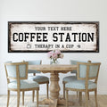Personalized Coffee Station Canvas Print