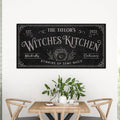 Personalized Witch Kitchen Canvas Print