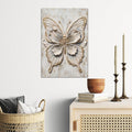 Gold Butterfly Canvas Print