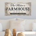 Personalized Homestead, Farmstead, Farmhouse Canvas Print