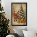 Vintage Santa Wall Art