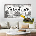 Personalized Home Sketch Canvas