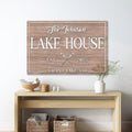 Customized Lake House Sign, Family Lake House
