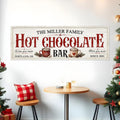 Personalized Hot Chocolate Bar Canvas
