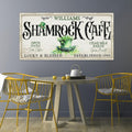 Personalized Shamrock Cafe Sign