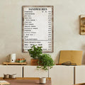 1940s Diner Sandwich Board Canvas