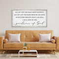 Goodness of God Canvas Print, Christian Bible Verse Wall Art