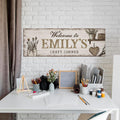 Personalized Craft Corner Sign Canvas