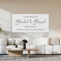 Personalized Blended Family Canvas Print