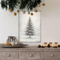 Christmas Tree Canvas Wall Art