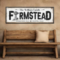 Personalized Farmhouse Canvas – Custom Windmill Family Sign