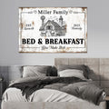 Personalized Bed & Breakfast Canvas Sign