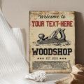 Personalized Woodshop Canvas Print