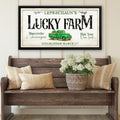 Personalized Leprechaun Lucky Farm Canvas