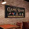 Personalized Man Cave Canvas | Custom Game Room Decor